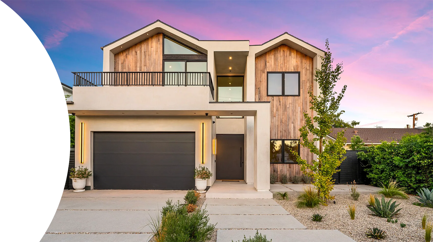 house-front-side-purple-sky